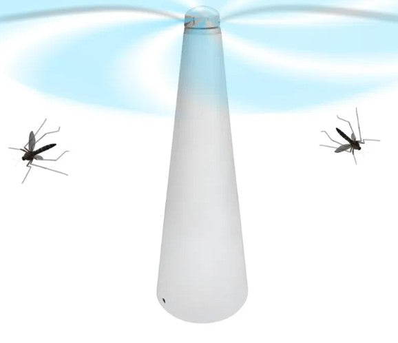 Creative Vault Marketplace Insect Away Air Fan with spinning blades to repel flies and mosquitoes