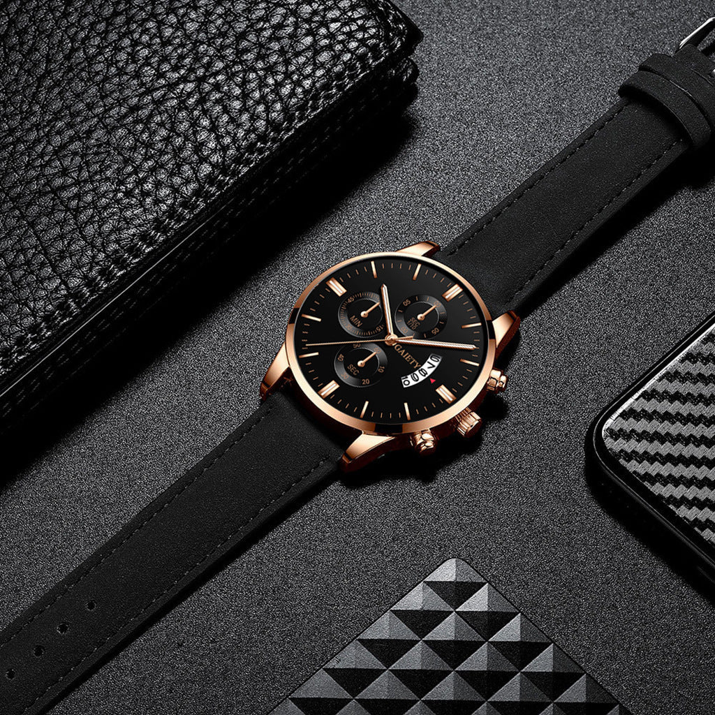 Men's Classic Quartz Watch: Refine Your Look with Timeless Elegance by Creative Vault Marketplace