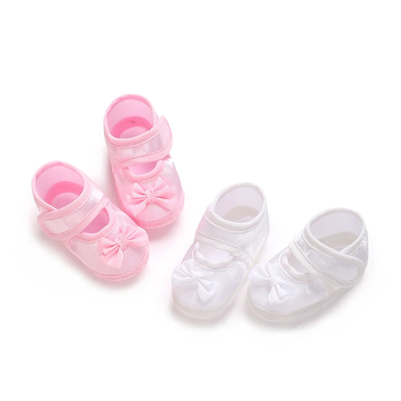 Newborn Baby's First Baptist Shoe: Newborn Boys and Girls' White Baptist Shoes Soft Sole Walking Shoes Multiple Styles-9CM/10CM by Creative Vault Marketplace
