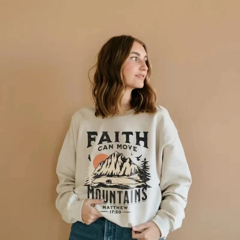 Embrace Your Faith with Our Christian Faith Sweatshirt - Perfect for Every Godly Woman by Creative Vault Marketplace