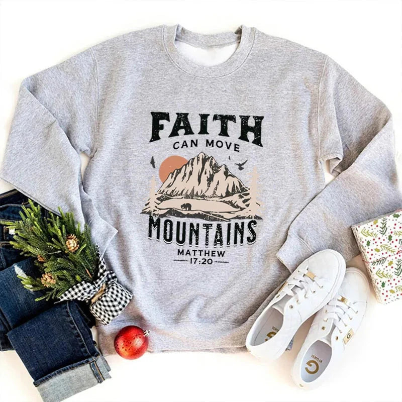 Embrace Your Faith with Our Christian Faith Sweatshirt - Perfect for Every Godly Woman by Creative Vault Marketplace