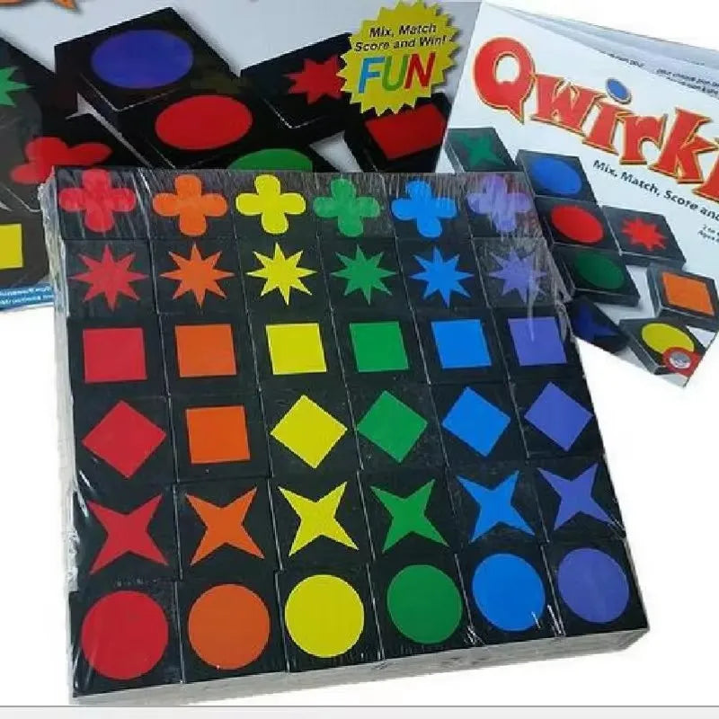 2024 New Children's Educational Toys Qwirkle Wooden Chess Parent Child Interactive Games Children's Adult Toys Christmas Gifts by Creative Vault Marketplace