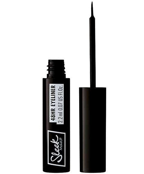 Creative Vault Marketplace Sleek MakeUP liquid eyeliner with a fine precision applicator tip for a matte black finish.