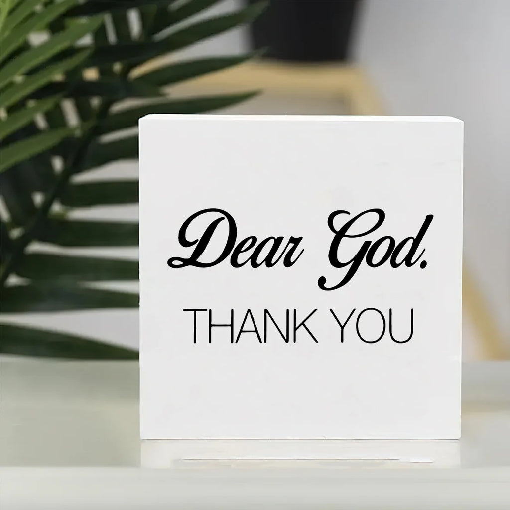 Simple Faith Wooden And wood Sign, "I Have Always Been Grateful To God For Giving You" Sacred Scripture Wall Decoration by Creative Vault Marketplace