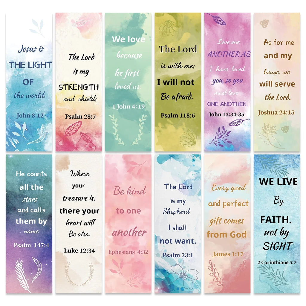 Christian Inspirational Bookmarks: Transform Your Daily Reading with Uplifting Bible Verses by Creative Vault Marketplace