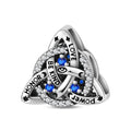 New 925 Sterling Silver Faith Triangle Charms Pendants For Women Fit Original Bracelet DIY Birthday Party Jewelry Gifts by Creative Vault Marketplace
