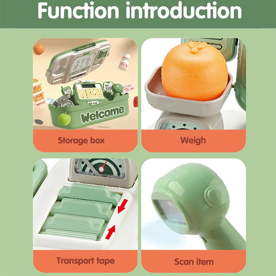 Children Educational Toys Imitation Convenience Store Cashier Toys Development Intelligence Play House Unisex Toys For Gifts by Creative Vault Marketplace