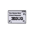 Faith in Jesus Enamel Pins: JESUS NEVER FAILS Brooch for Inspirational Style by Creative Vault Marketplace