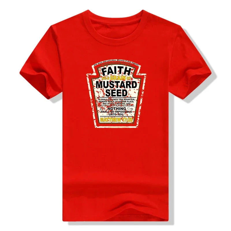Embrace Your Faith with Our Christian Mustard Seed T-Shirt by Creative Vault Marketplace