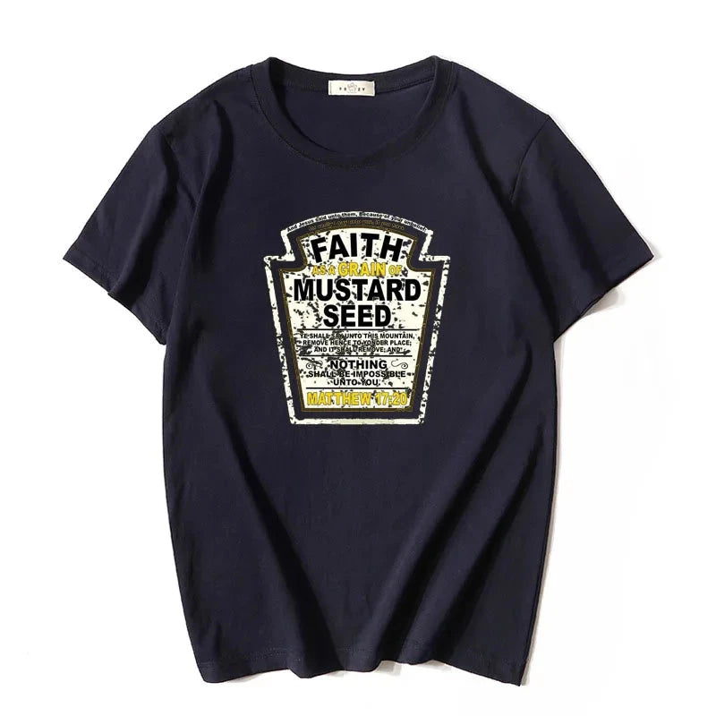 Embrace Your Faith with Our Christian Mustard Seed T-Shirt by Creative Vault Marketplace
