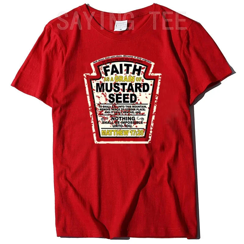 Embrace Your Faith with Our Christian Mustard Seed T-Shirt by Creative Vault Marketplace