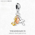 Faith Hope Love Pendant Charm - A Timeless Vintage Sterling Silver Gift by Creative Vault Marketplace