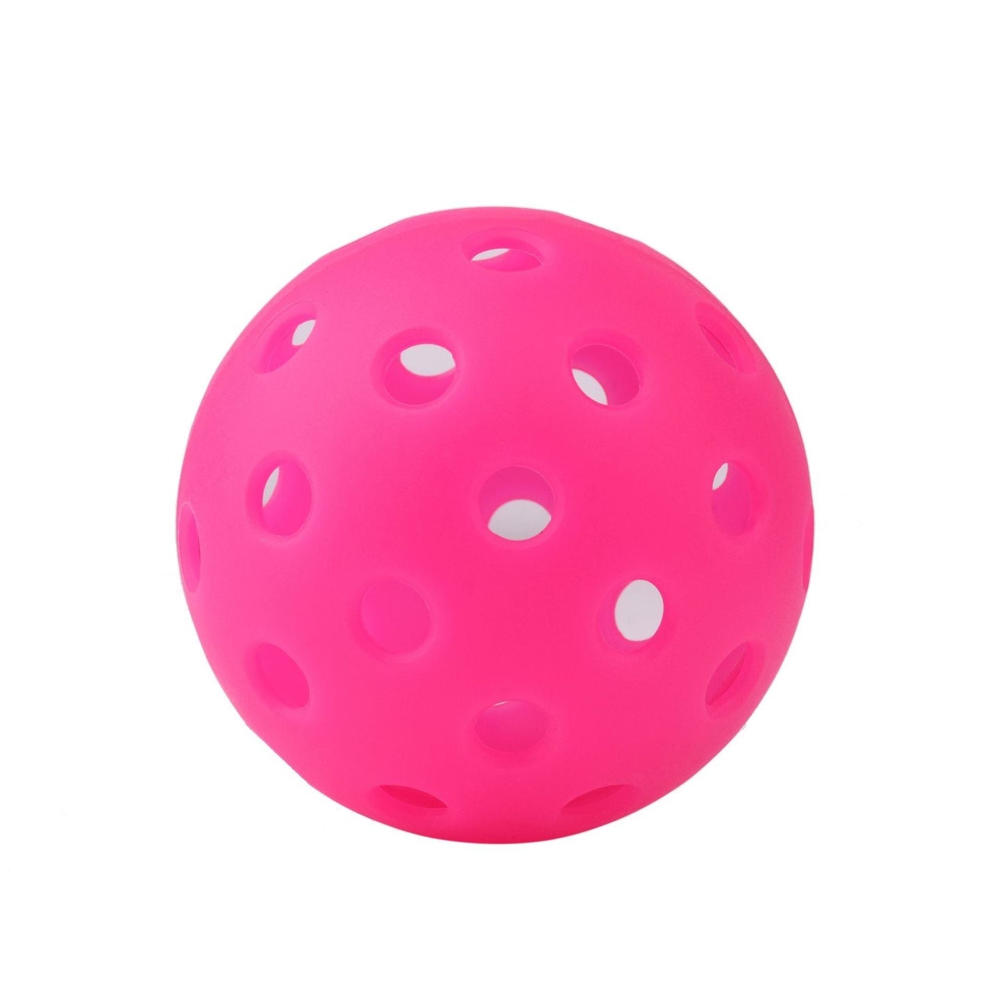 Creative Vault Marketplace rose red pickleball with 40 holes for indoor and outdoor play