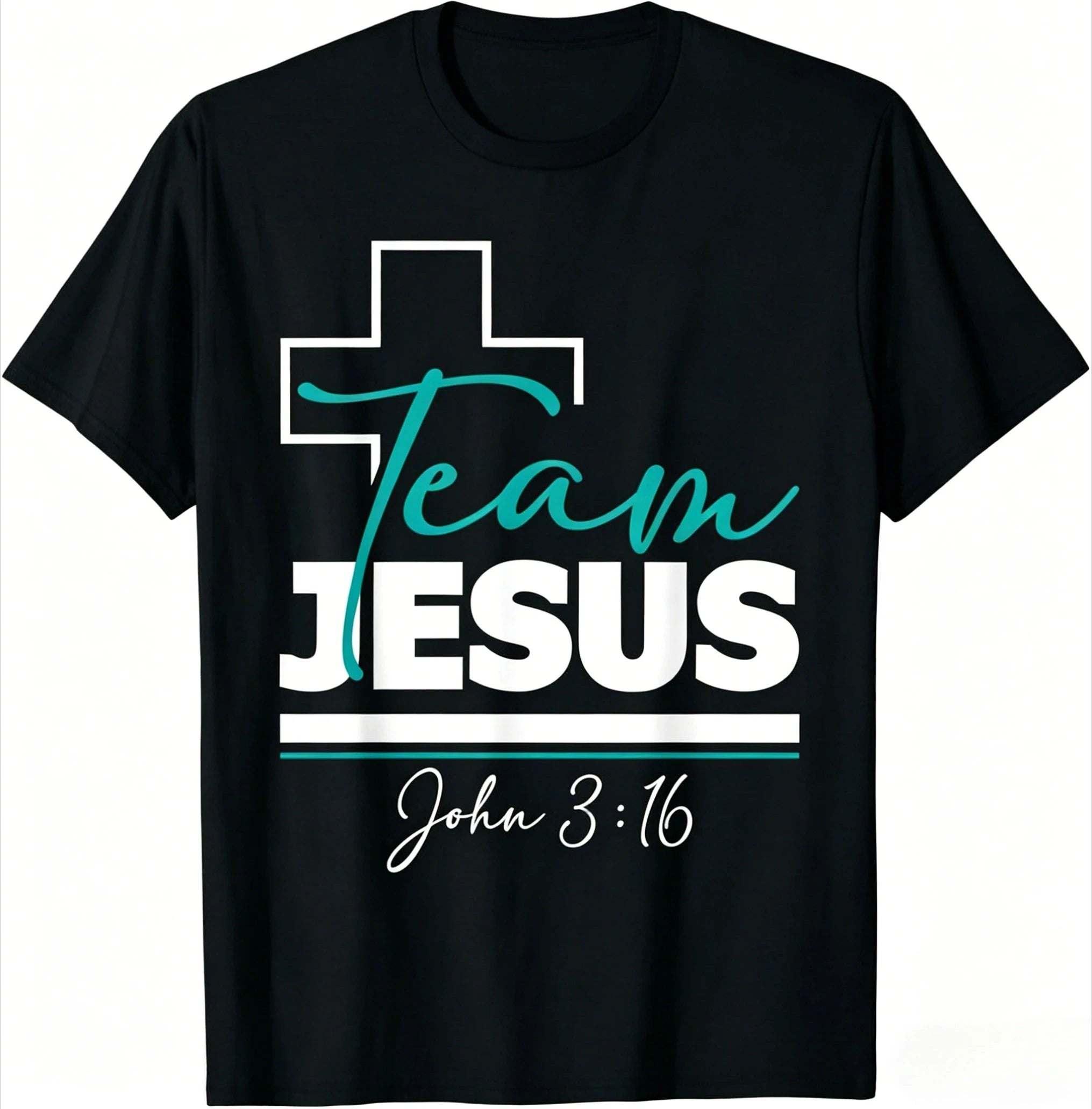 Funny Team Jesus T-Shirt: Share Your Faith with a Smile by Creative Vault Marketplace