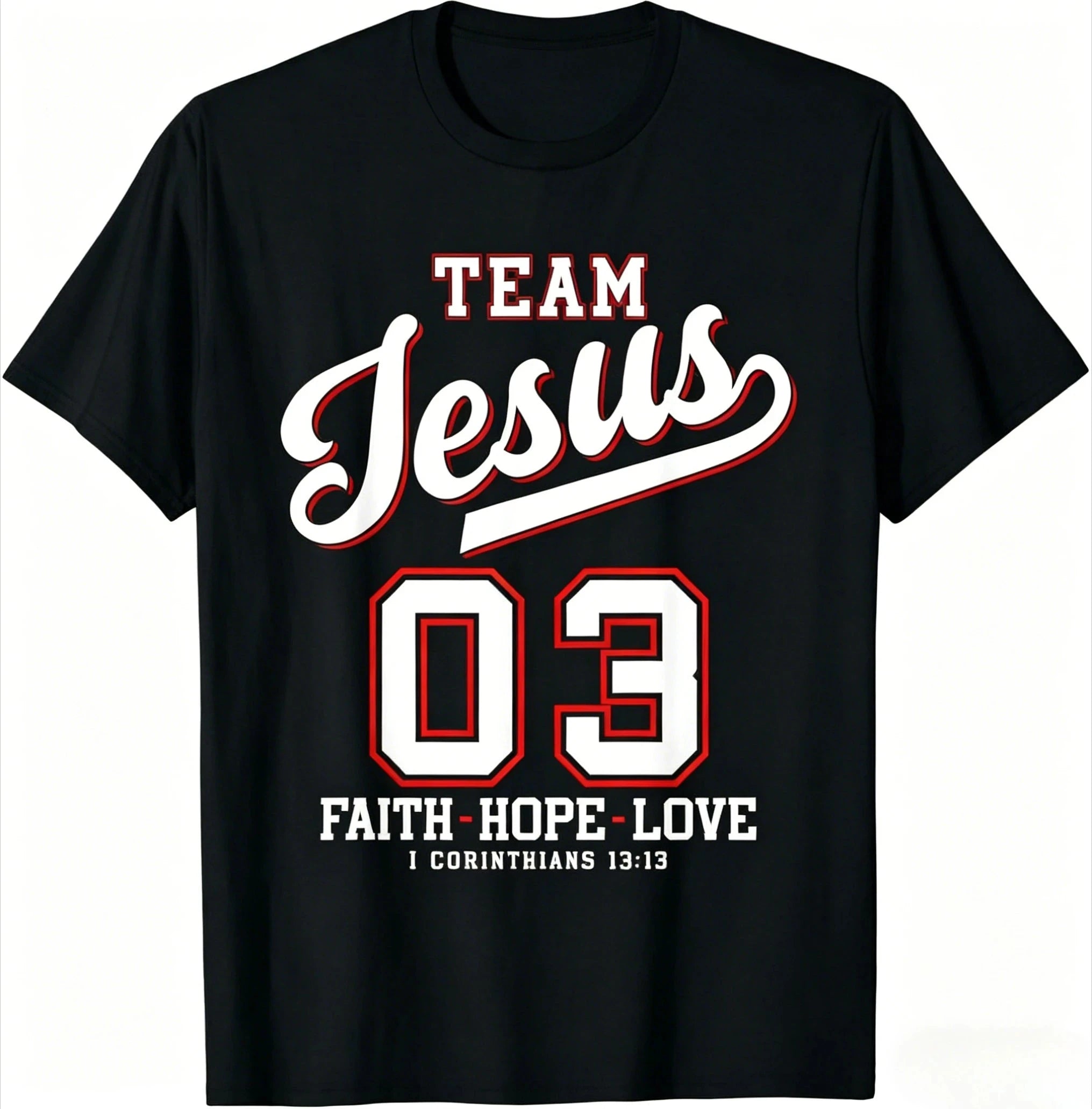 Funny Team Jesus T-Shirt: Share Your Faith with a Smile by Creative Vault Marketplace
