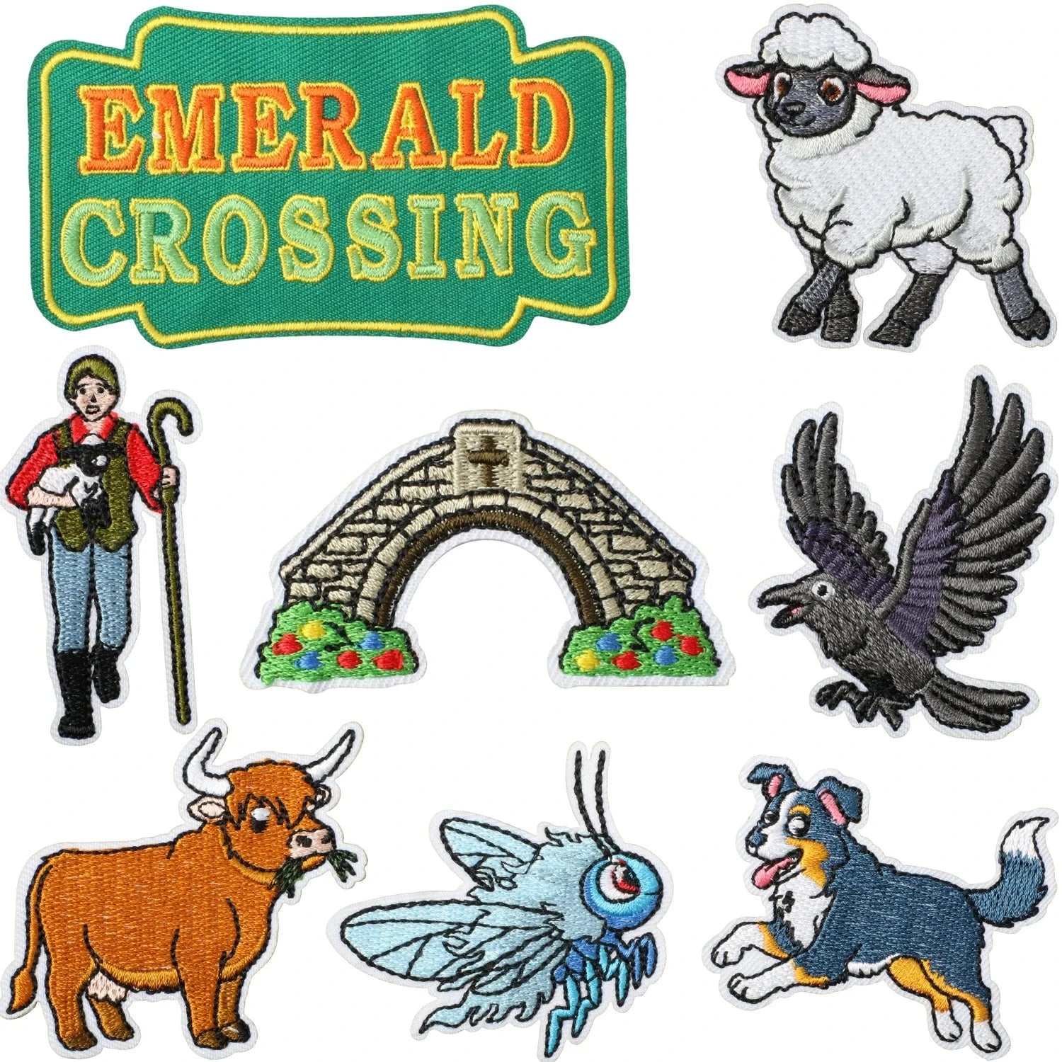 Little Lamb Faith Iron-On Patch by Creative Vault Marketplace