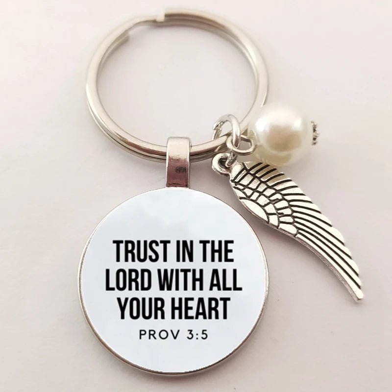 bible verse key chains faith keychain scripture quote christian jewelry for friend women men inspirational gifts by Creative Vault Marketplace