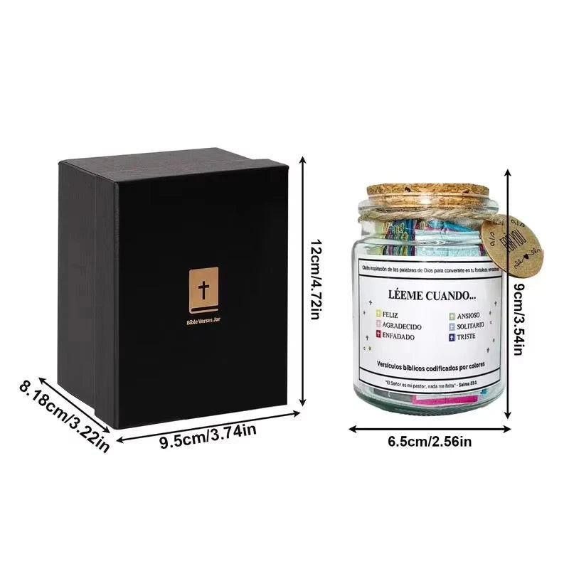 Elevate Your Spirit with Our Bible Verse Jar for Emotions – A Touchstone for Reflection and Growth by Creative Vault Marketplace