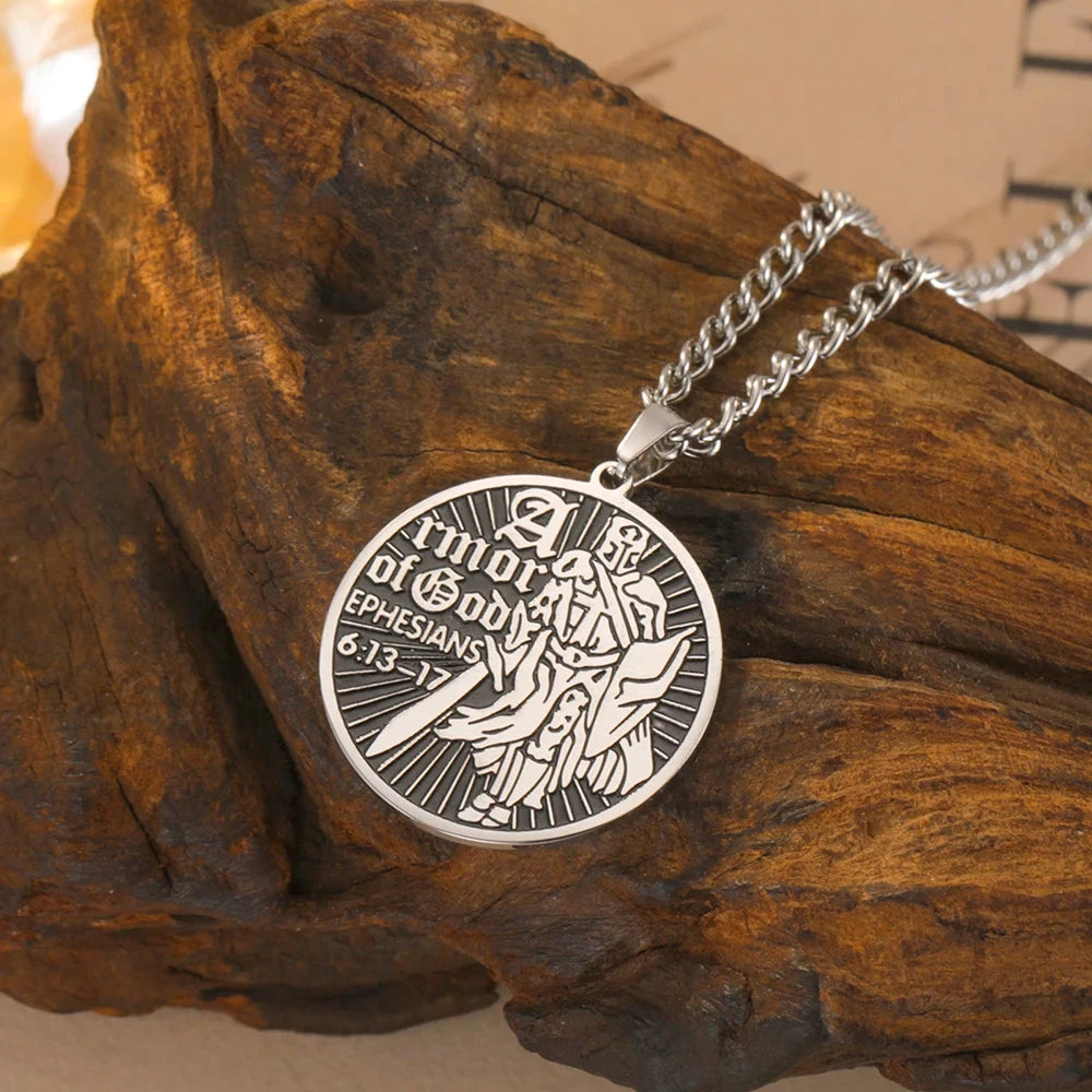 Armor of God Necklace - Embrace Protection and Faith with Style by Creative Vault Marketplace