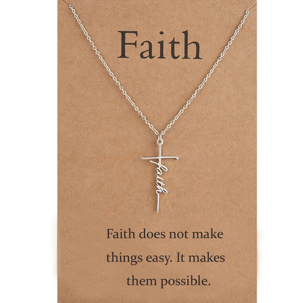 Inspiring Faith Cross Necklace for Women – A Touch of Grace and Hope in Every Wear by Creative Vault Marketplace