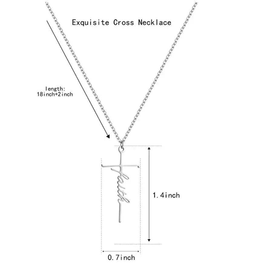 Inspiring Faith Cross Necklace for Women – A Touch of Grace and Hope in Every Wear by Creative Vault Marketplace