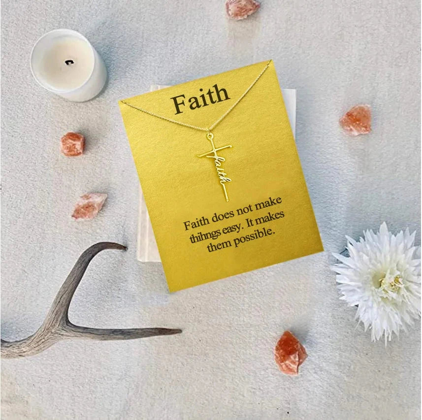 Inspiring Faith Cross Necklace for Women – A Touch of Grace and Hope in Every Wear by Creative Vault Marketplace