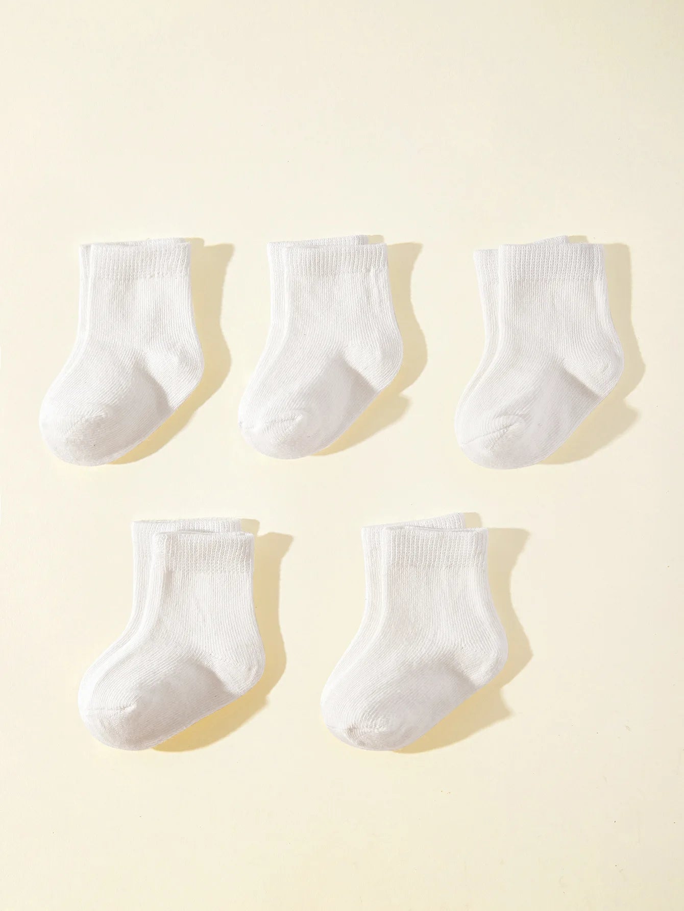 5 Pairs/Set 2025 New Born Baby Children Cotton Socks Fashion White For 0-2 Years Kids Baby Girl Boy Socks by Creative Vault Marketplace