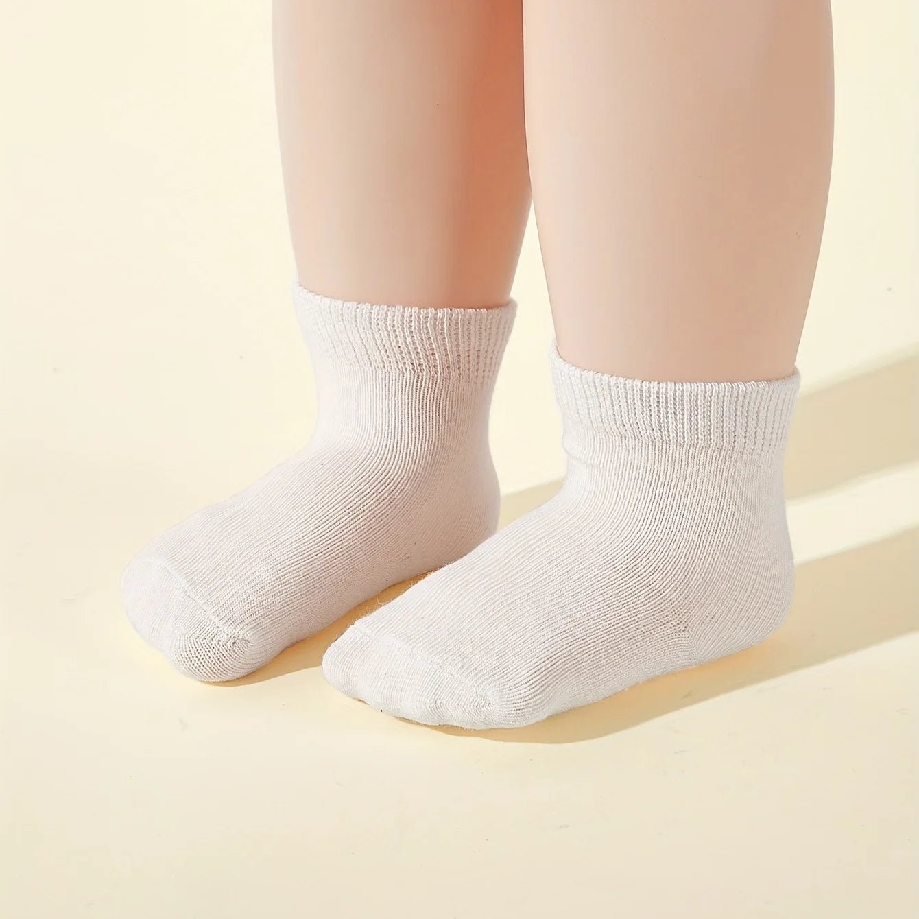 5 Pairs/Set 2025 New Born Baby Children Cotton Socks Fashion White For 0-2 Years Kids Baby Girl Boy Socks by Creative Vault Marketplace