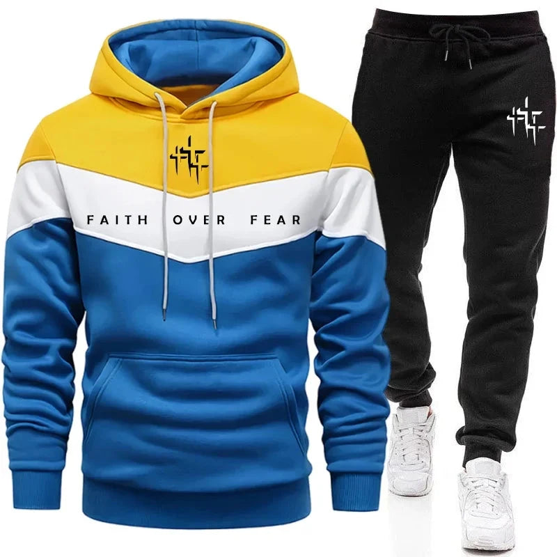 Men's Tracksuit Hooded Sweatshirt - Elevate Your Casual Style with Comfort and Confidence by Creative Vault Marketplace