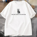 Christian Faith Graphic T-Shirt - He Left The 99 Design for Everyday Comfort and Inspiration by Creative Vault Marketplace