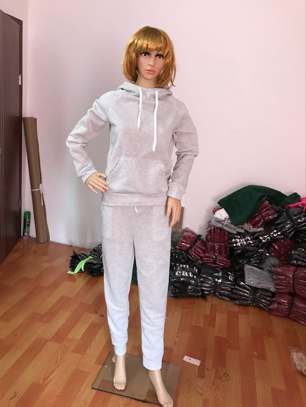 Elevate Your Everyday Look with Our Women's Casual Hooded Sweater Set by Creative Vault Marketplace