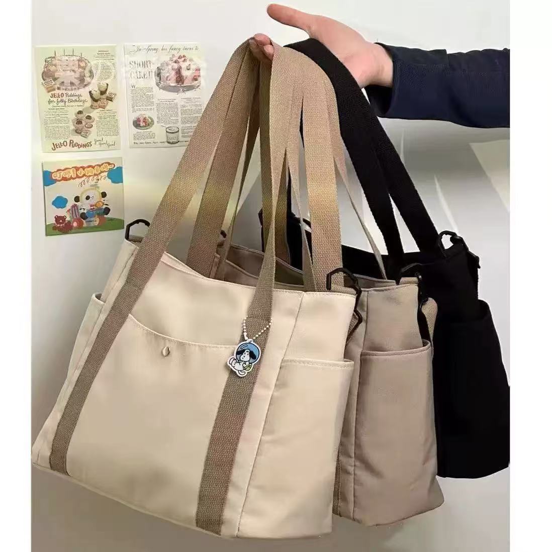 Essential Versatile High-Capacity Tote Bag | Handheld & Crossbody by Creative Vault Marketplace