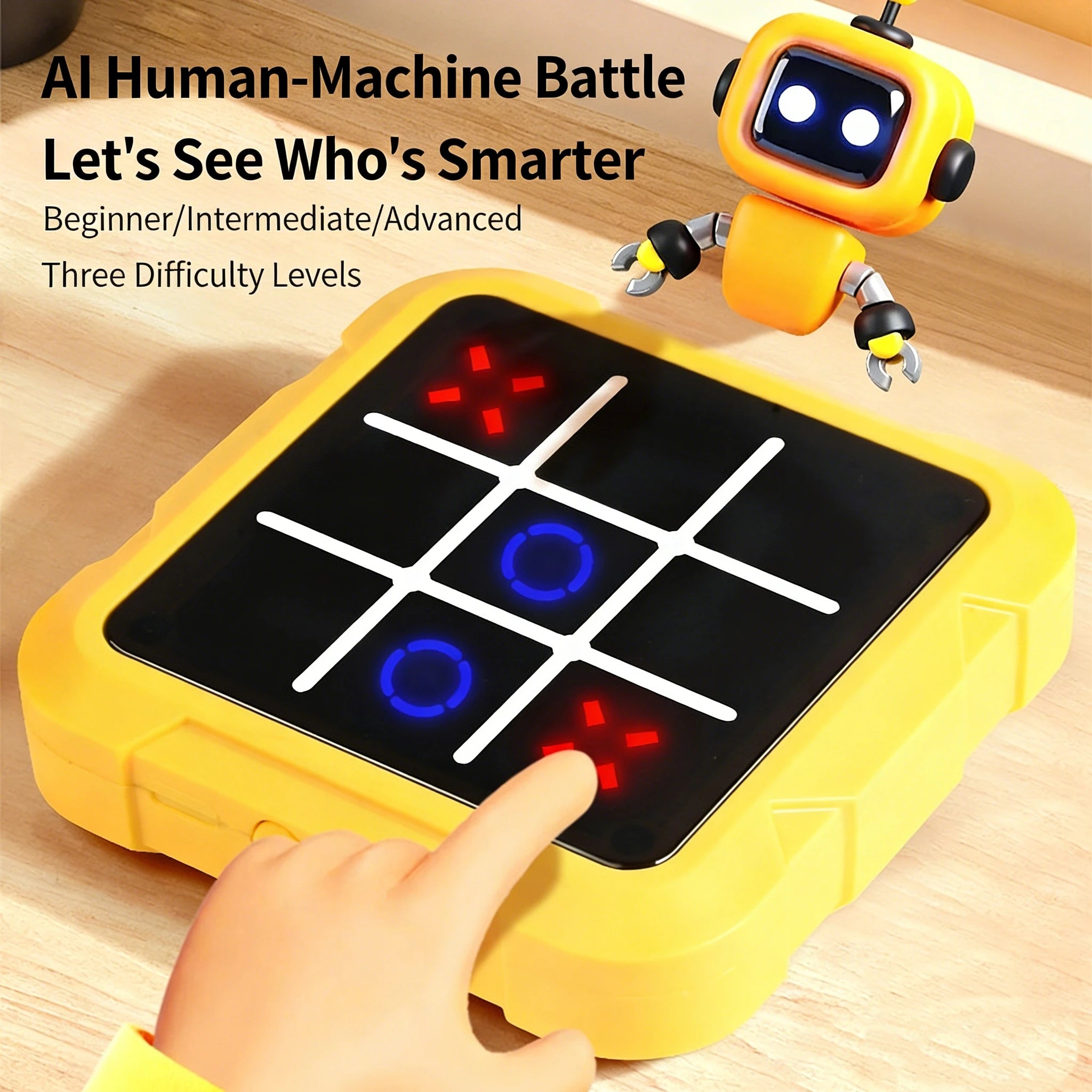 Electronic Chessboard Tic Tac Toe Multifunctional Children's Education Strategy Toy Parent-Child Fun Interactive Brain Game by Creative Vault Marketplace