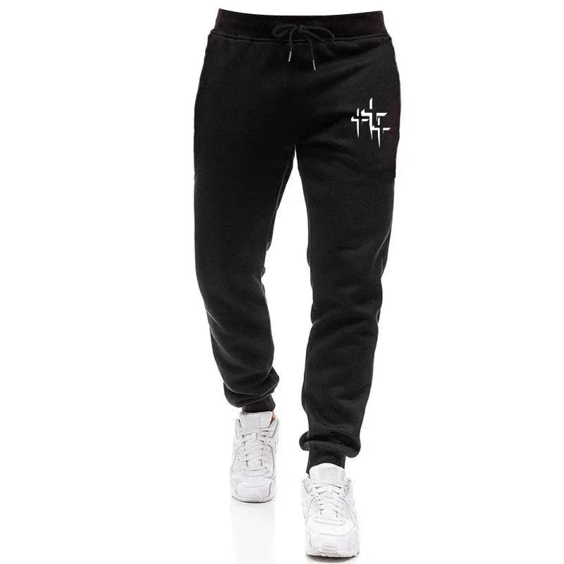 Faith Over Fear Men's Tracksuit Hooded Sweatshirt and Jogger Pants Urban Fashion Hoodies Outfits Autumn Winter Casual Sportswear by Creative Vault Marketplace