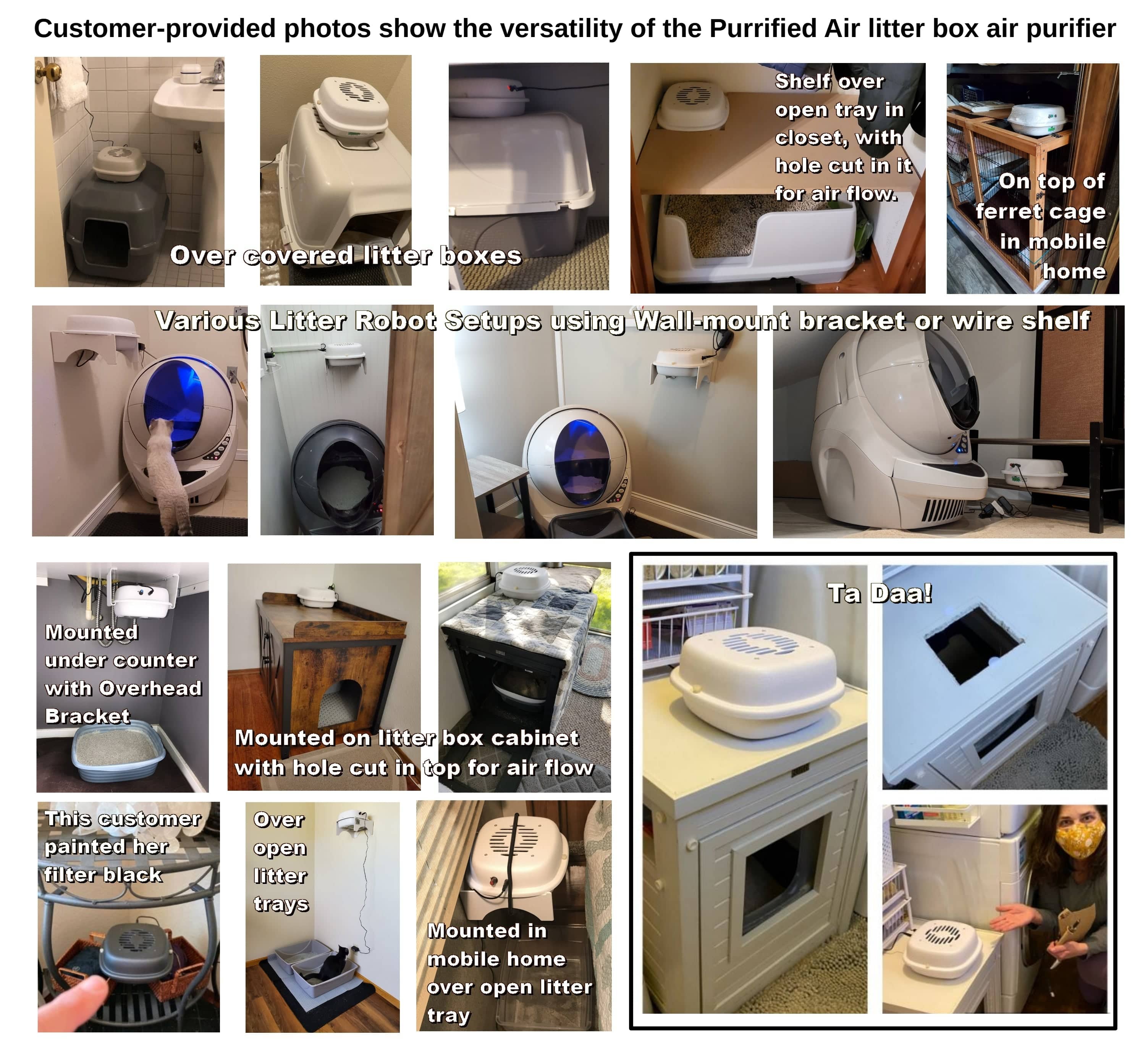 Litter Box Air Purifier by Purrified Air