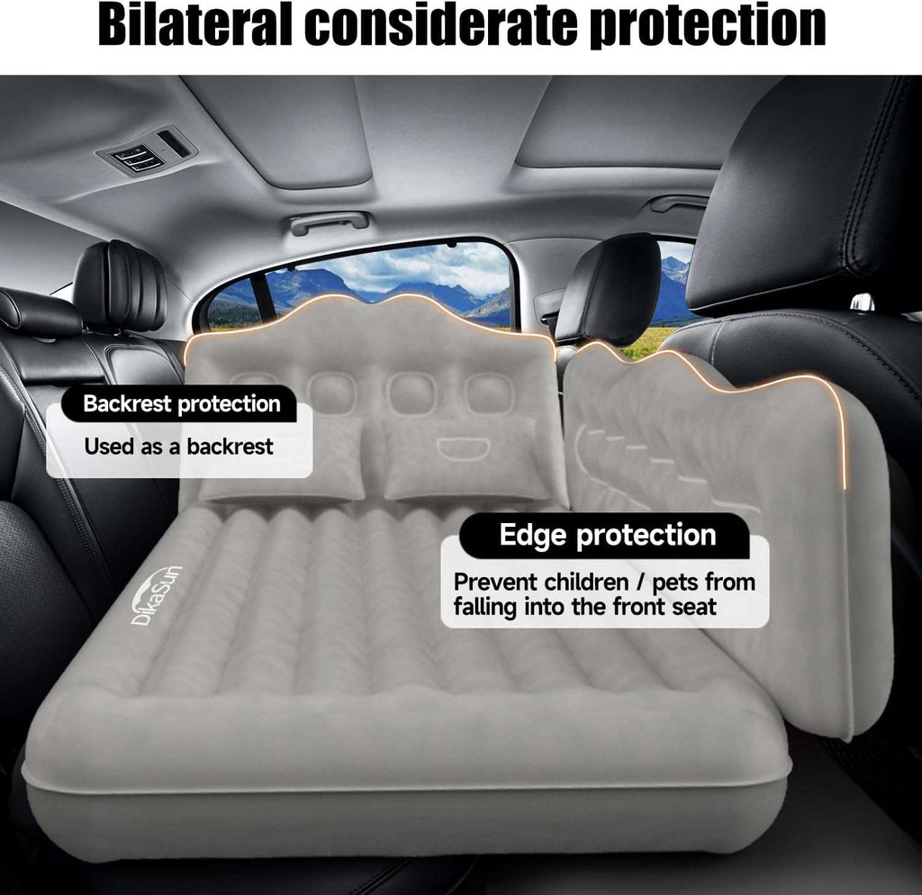 Thicken Backseat SUV/Car/Truck Air Mattress Air Bed Inflatable SUV Truck Mattress -35.4'' Width/Grey by Dikasun Outdoor