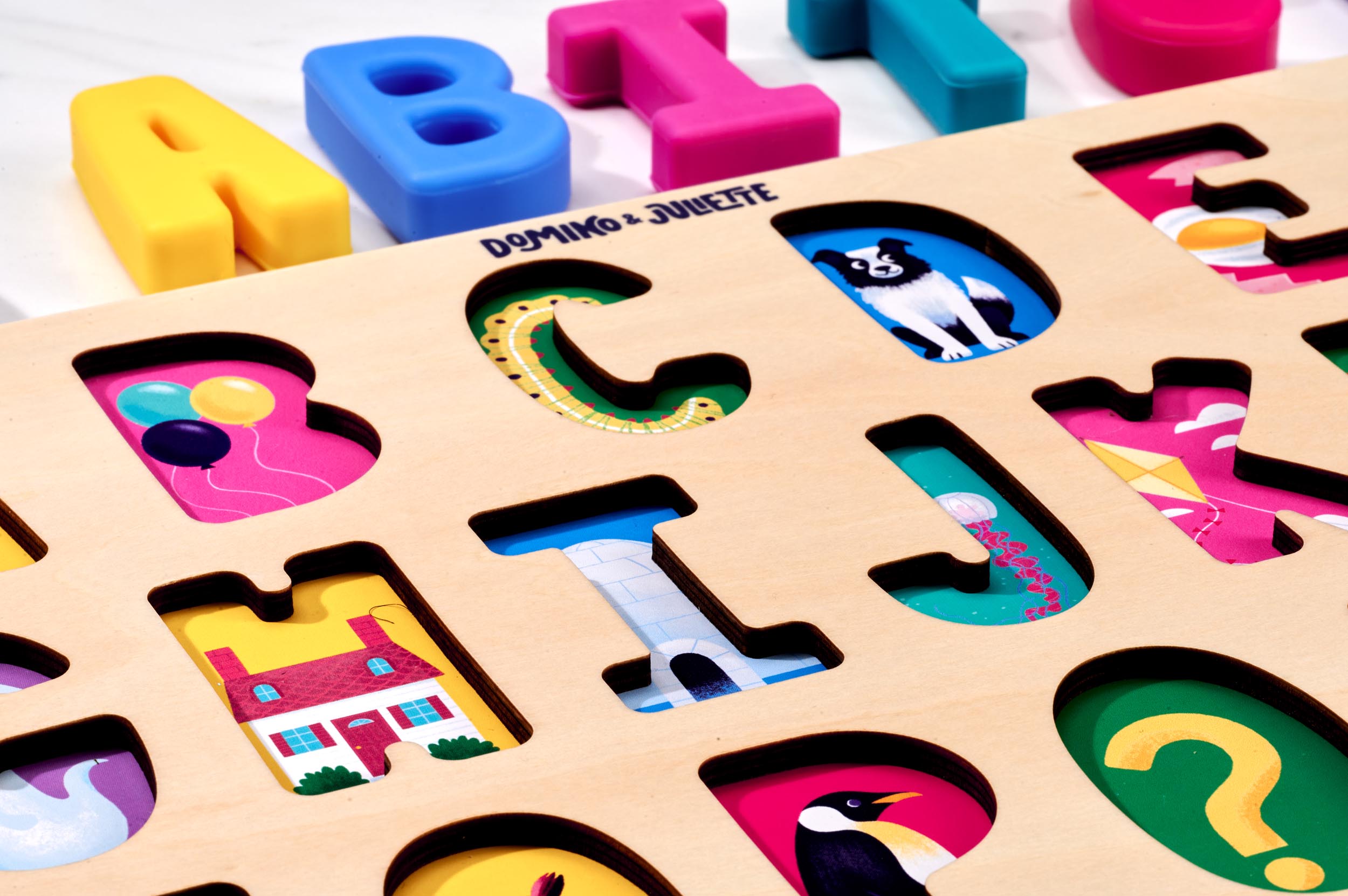 ABC Find & Fit Puzzle by Domino & Juliette