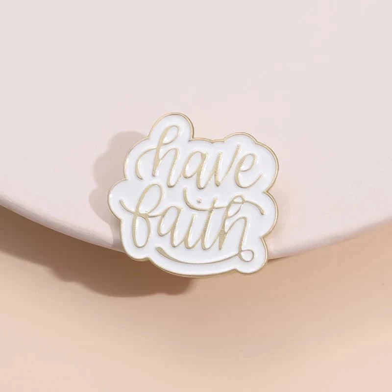 Inspire Your Journey with Jesus Inspirational Enamel Pins by Elevated Faith