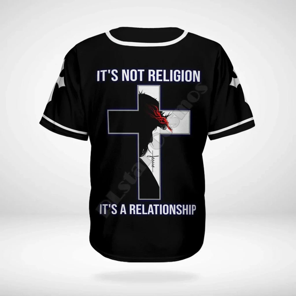 Jesus Baseball Jersey Shirt - Wear Your Faith with Style by Elevated Faith