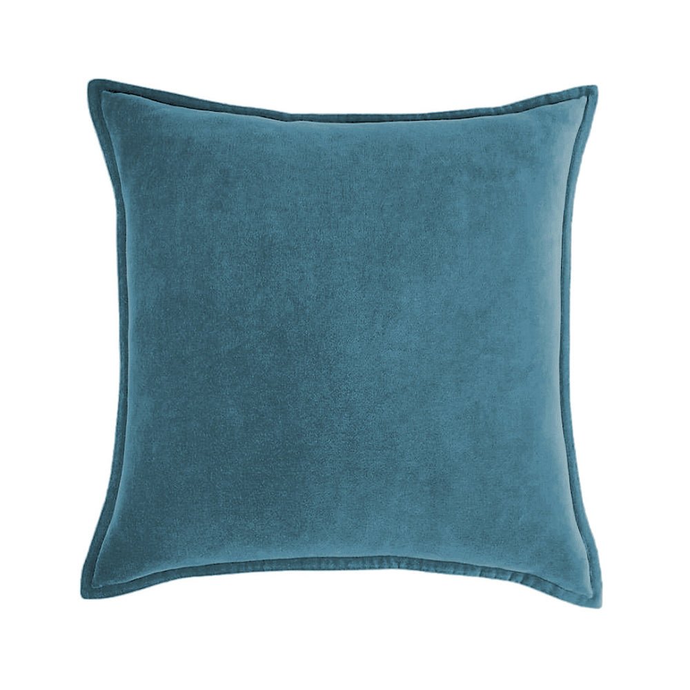 Throw Pillow Cover with 450g Insert, dark-grey, velvet, 20X20, Decorative Cushion – Fancy & Stacy by Fancy & Stacy
