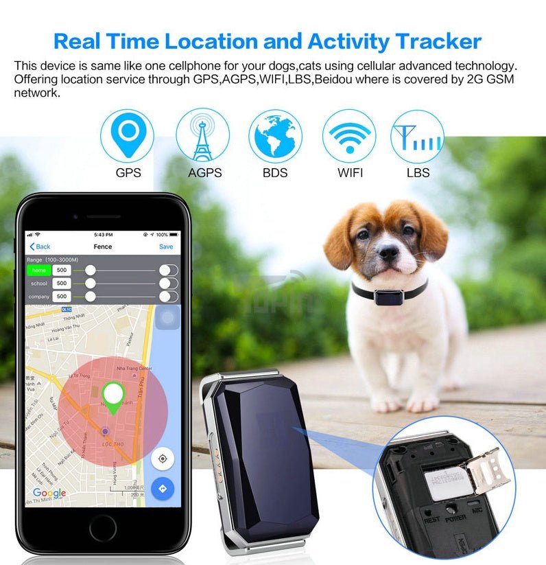 GPS Pet Tracking Locator | Real-Time Location for Cats & Dogs by FLIPSTYLEZLLC