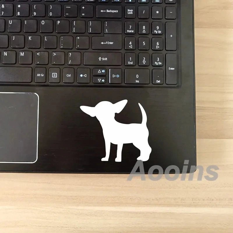 Custom Chihuahua Dog Name Decal | Personalized Vinyl Sticker for Car Window Laptop by Game On Interactive LLC (OnlyTenBucks.com)