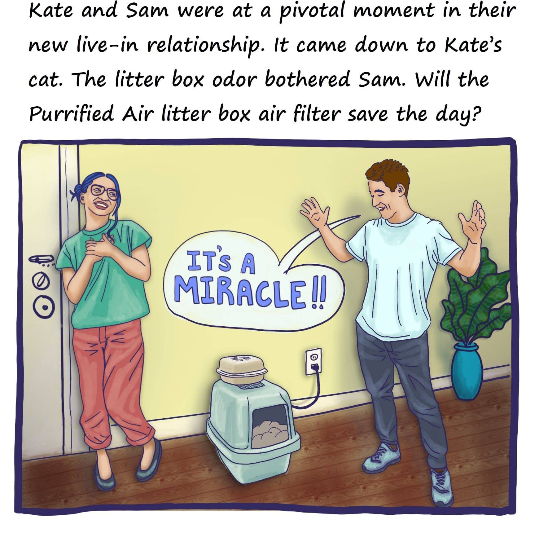 Litter Box Air Purifier by Purrified Air