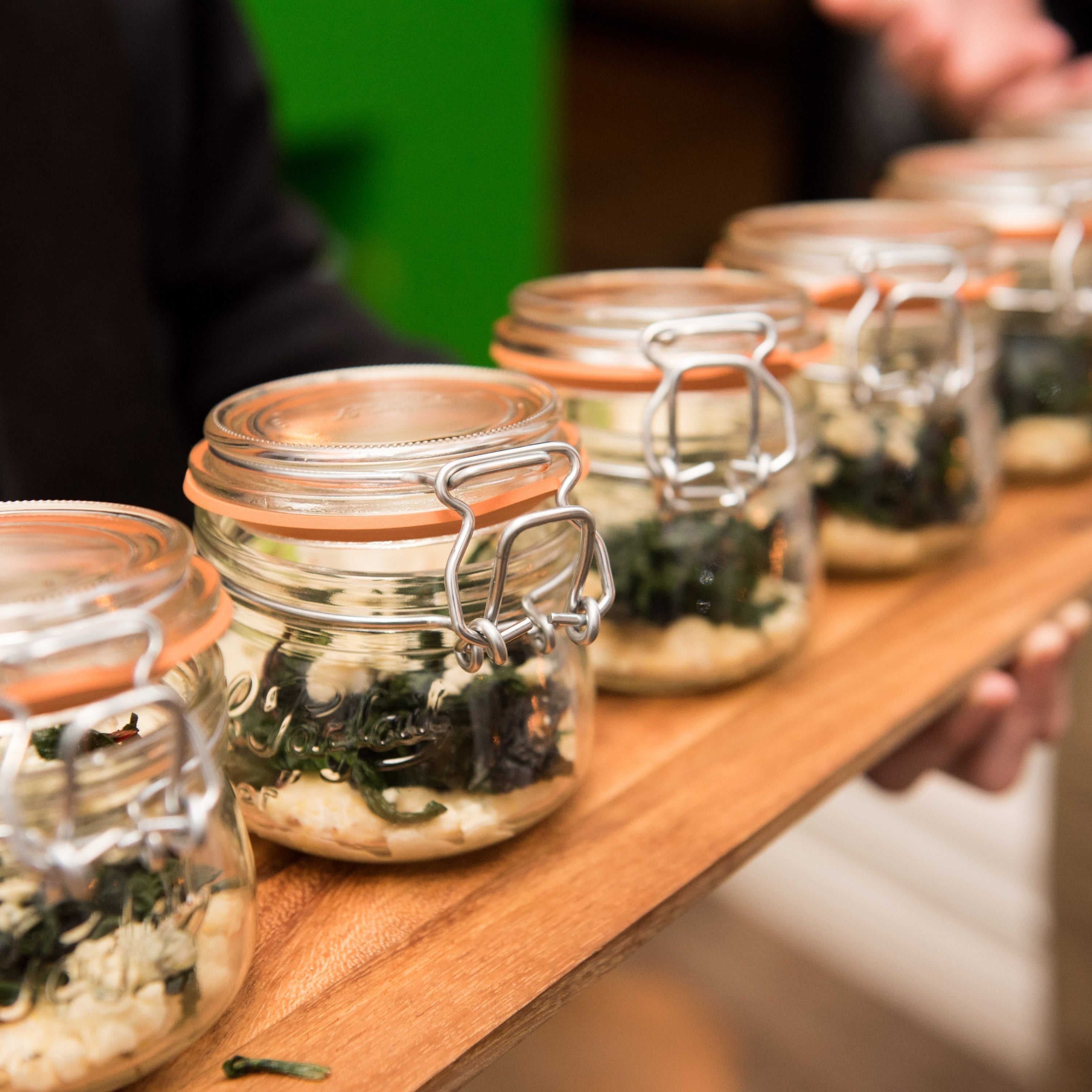 Le Parfait Super Jars, French Glass Canning Jars with Stainless Wire-Bail Clamp Lid by Le Parfait America