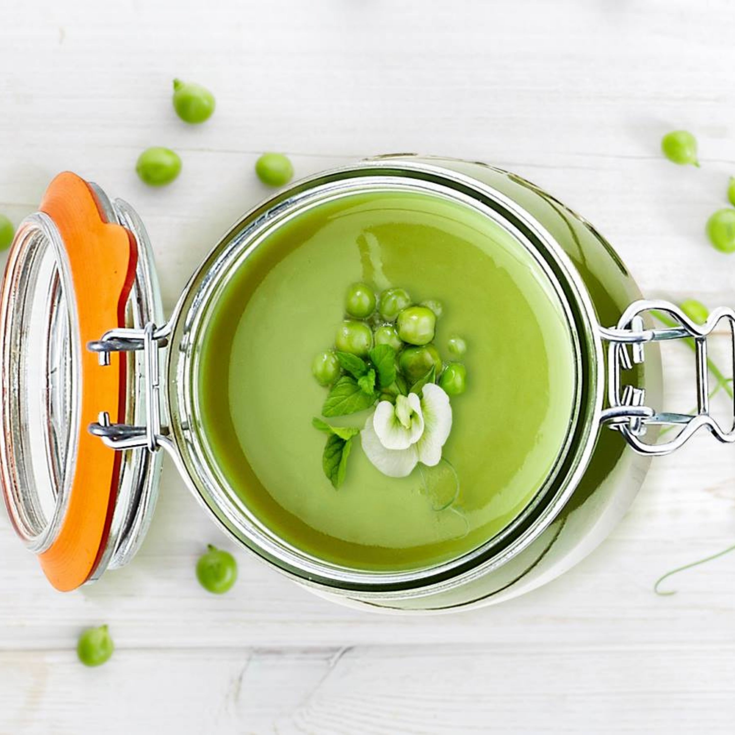 Le Parfait Super Jars, French Glass Canning Jars with Stainless Wire-Bail Clamp Lid by Le Parfait America