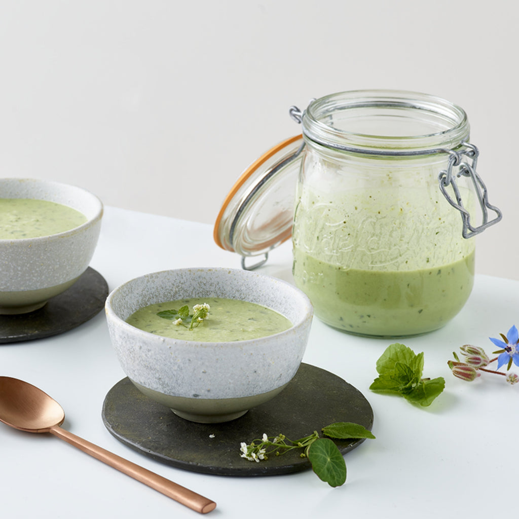 Le Parfait Super Jars, French Glass Canning Jars with Stainless Wire-Bail Clamp Lid by Le Parfait America