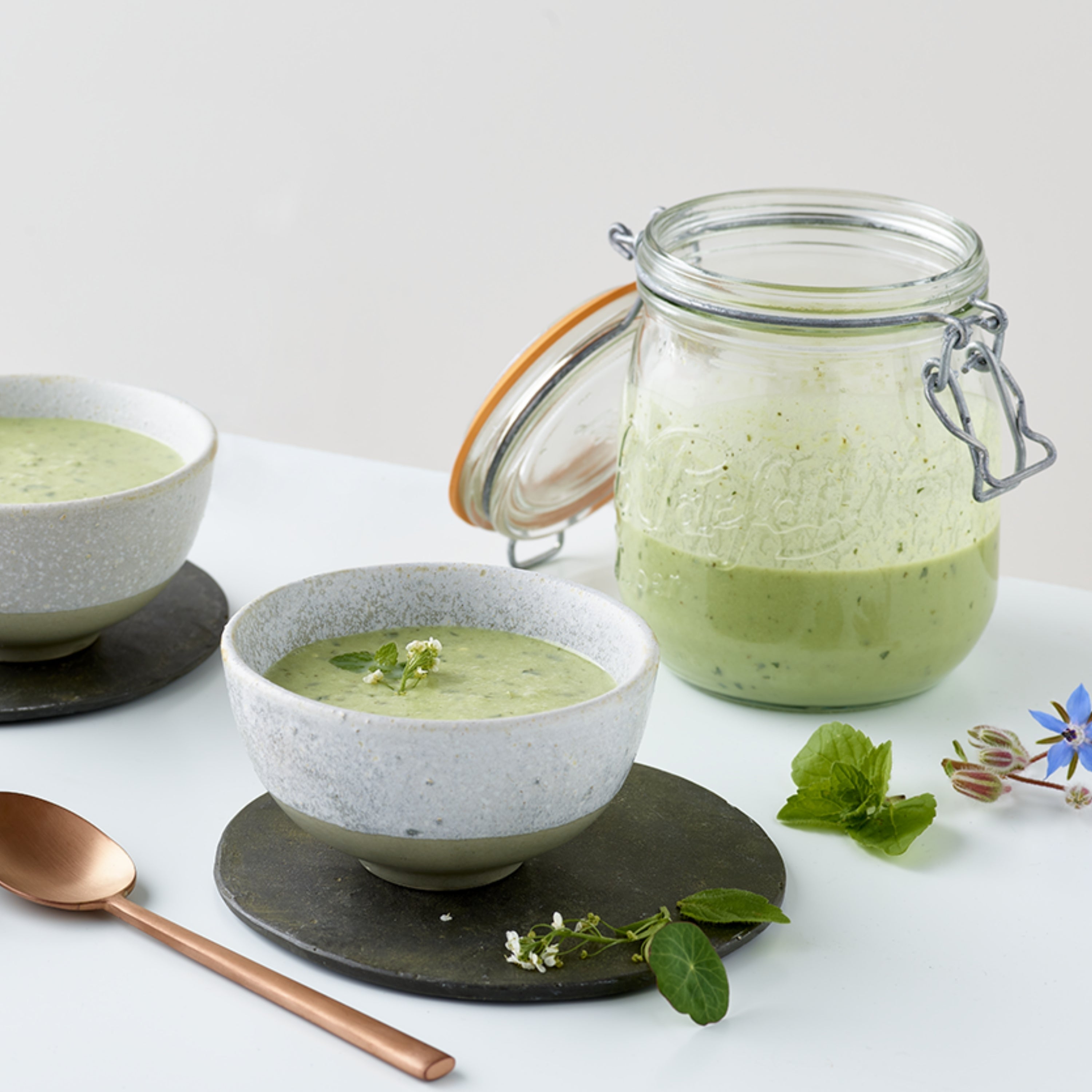Le Parfait Super Jars, French Glass Canning Jars with Stainless Wire-Bail Clamp Lid by Le Parfait America