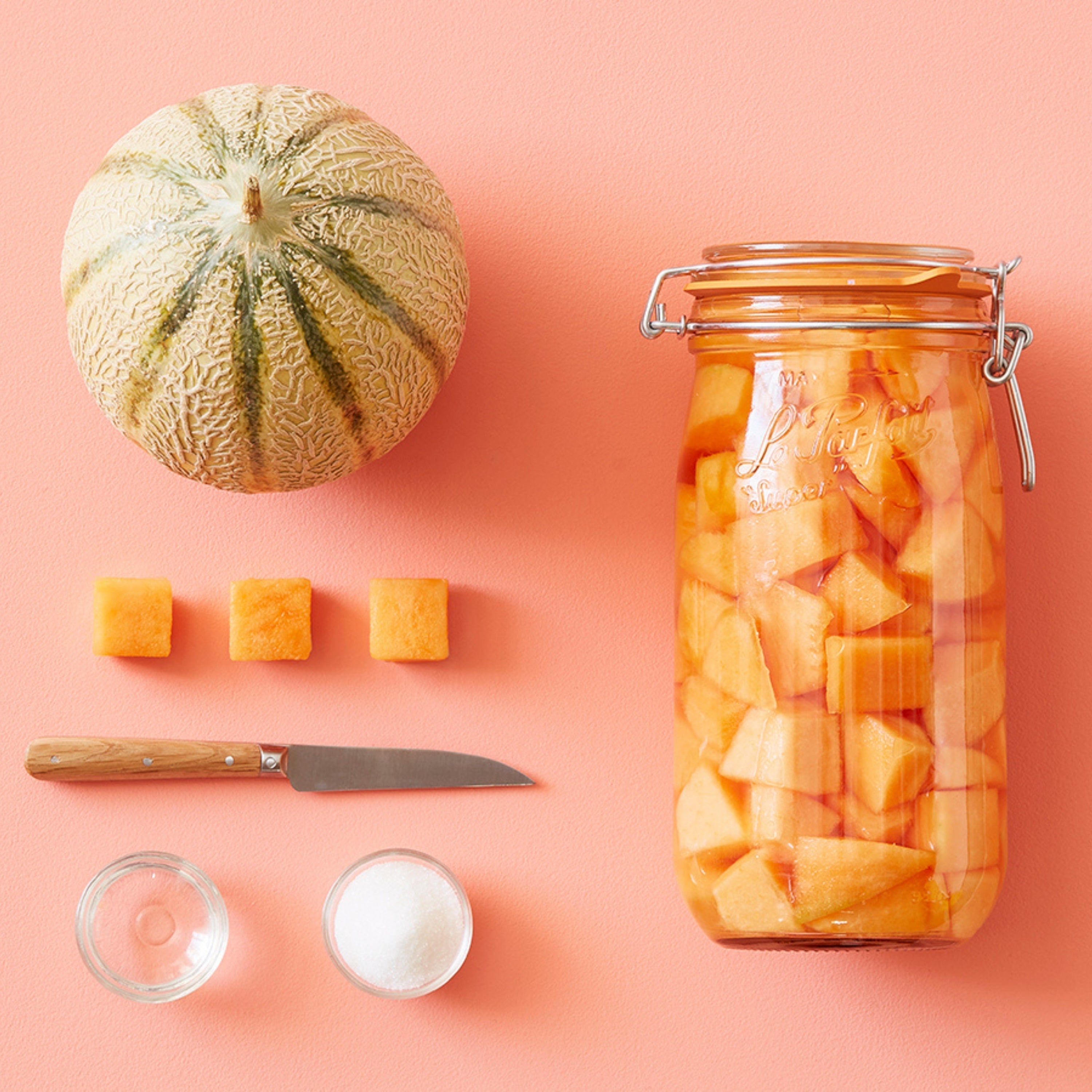 Le Parfait Super Jars, French Glass Canning Jars with Stainless Wire-Bail Clamp Lid by Le Parfait America