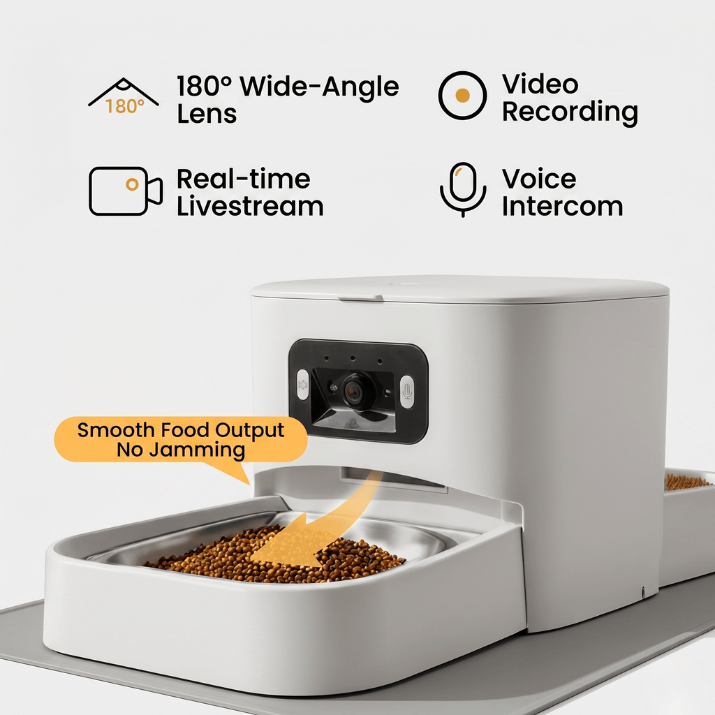 Smart WiFi Automatic Pet Feeder by Midfox