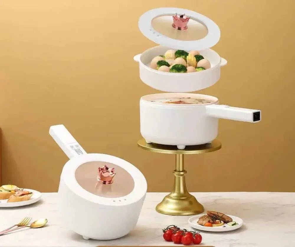 Mini Multi Cooker Electric Hot Pot and Frying Pan by ARBA Global